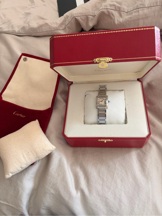 Cartier Accessories - Cartier Steel Small Tank Française